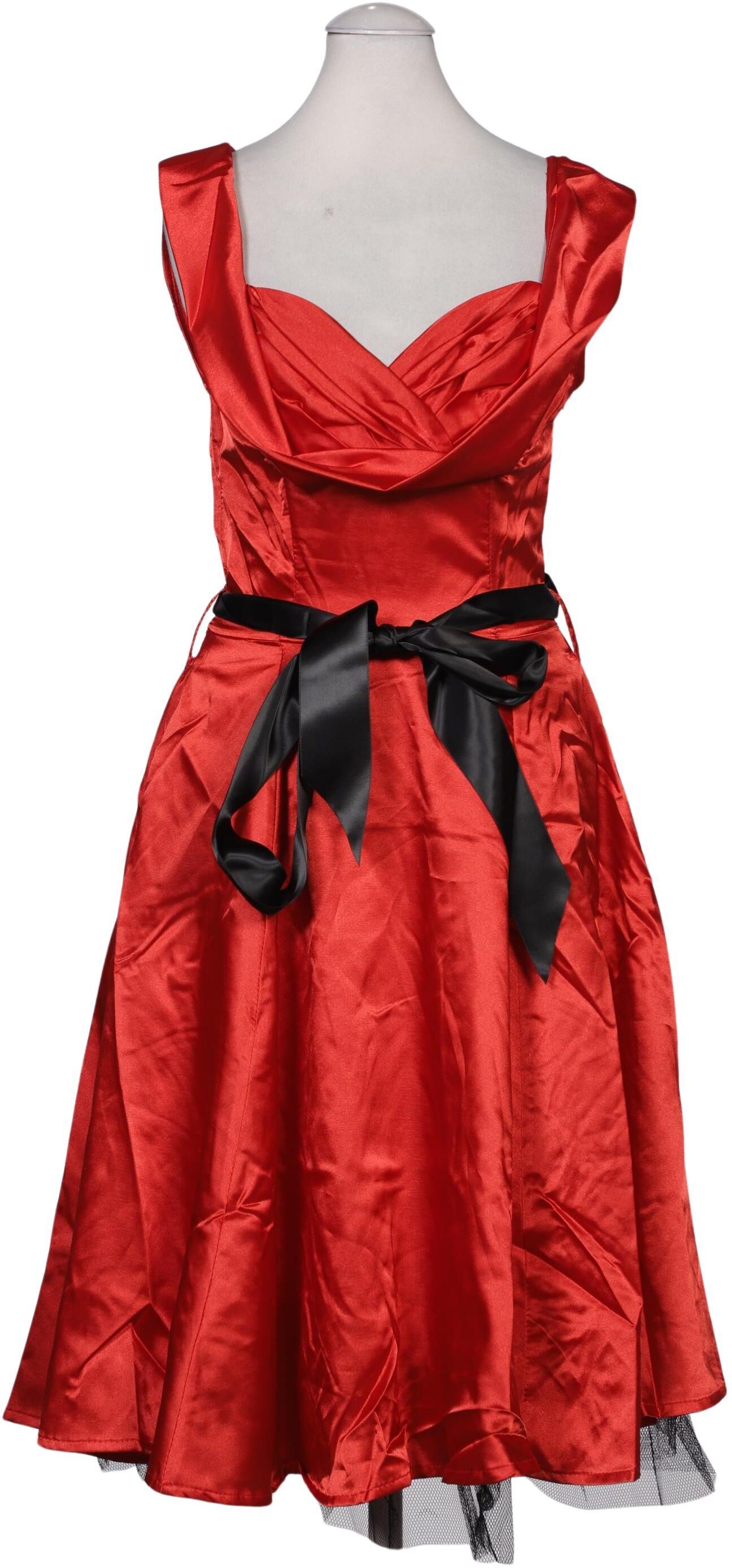 Hearts Roses Damen Kleid, Rot, Gr. S, Synthetik - Second Hand