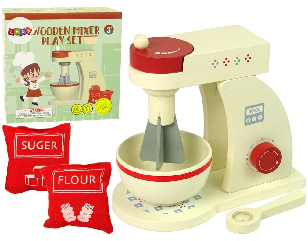 Lean Toys Keukenrobotmixer Accessoires Kitchen Kids Hout