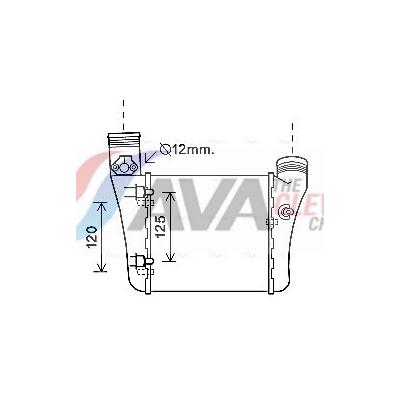 AVA CLEVER CHOICE Ladeluftkühler aia4333 für Audi SEAT
