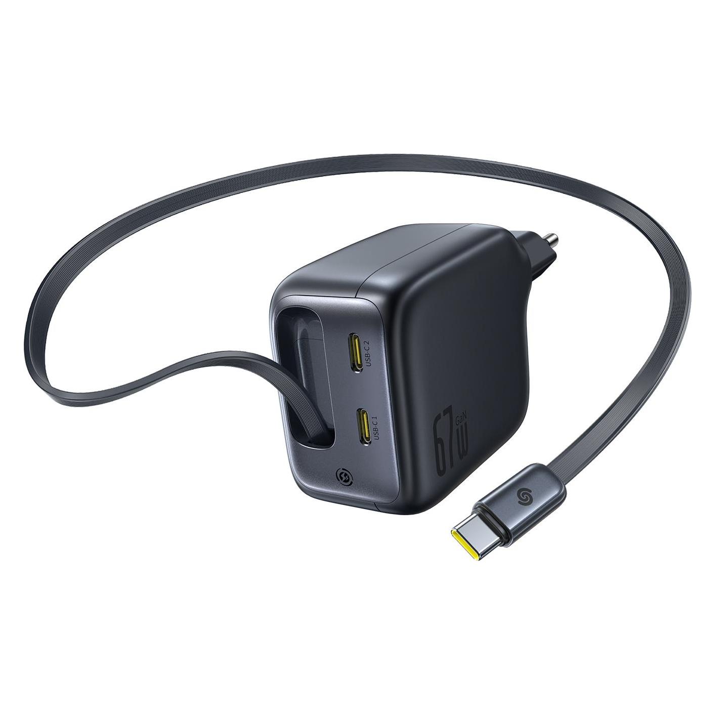 Baseus EnerCore CJ11 (67 W, 3 Ports) (E0121E00)