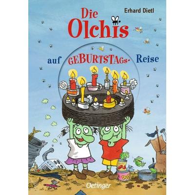 Die Olchis auf Geburtstagsreise, Gebundene Ausgabe von Erhard Dietl, Verlag Friedrich Oetinger GmbH, 978-3-7891-2120-3