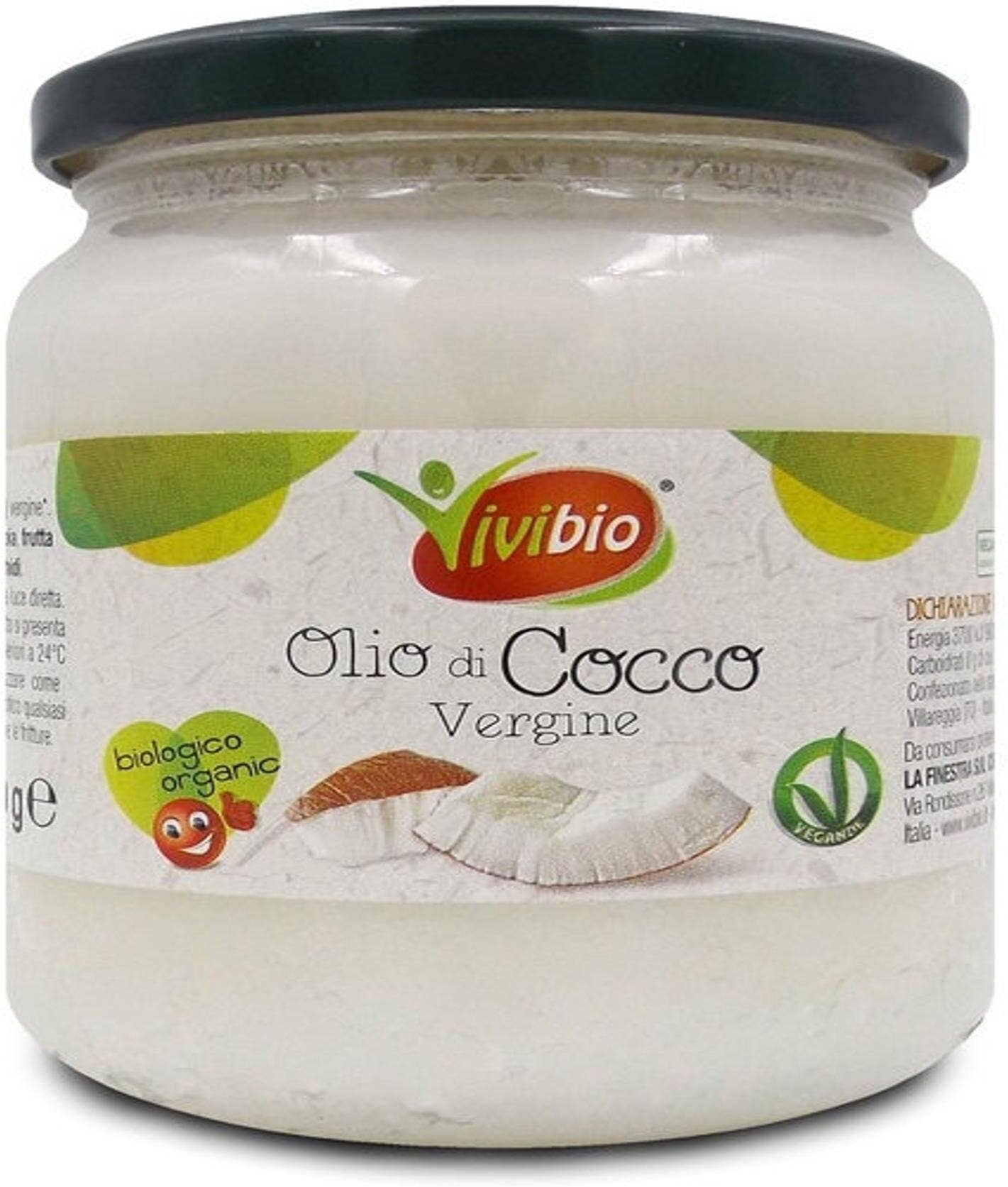VIVIBIO Olio Di Cocco Vergine 300 Grammi 