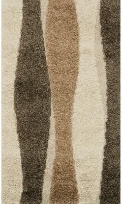 Alexander Home Julian Mid-century Modern Wave Shag Area Rug