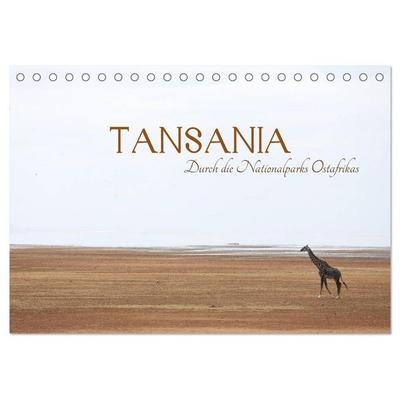 Tansania - Durch die Nationalparks Ostafrikas (Tischkalender 2026 DIN A5 quer), CALVENDO Monatskalender