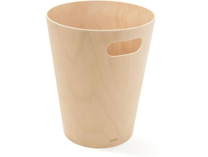 Papierkorb Umbra Woodrow 7.5 l Natur - Farbe: Nature - Papierkorb