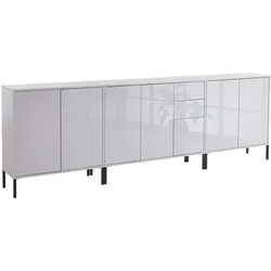 Sideboard Mailand Set 6 Weiß