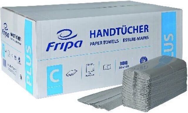Fripa PLUS Handtuchpapier 1-lagig C 33 ; E/D/E (4111102)