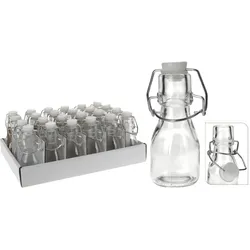 Flasche mit Bügelverschluss, Inhalt: 0,075 Liter