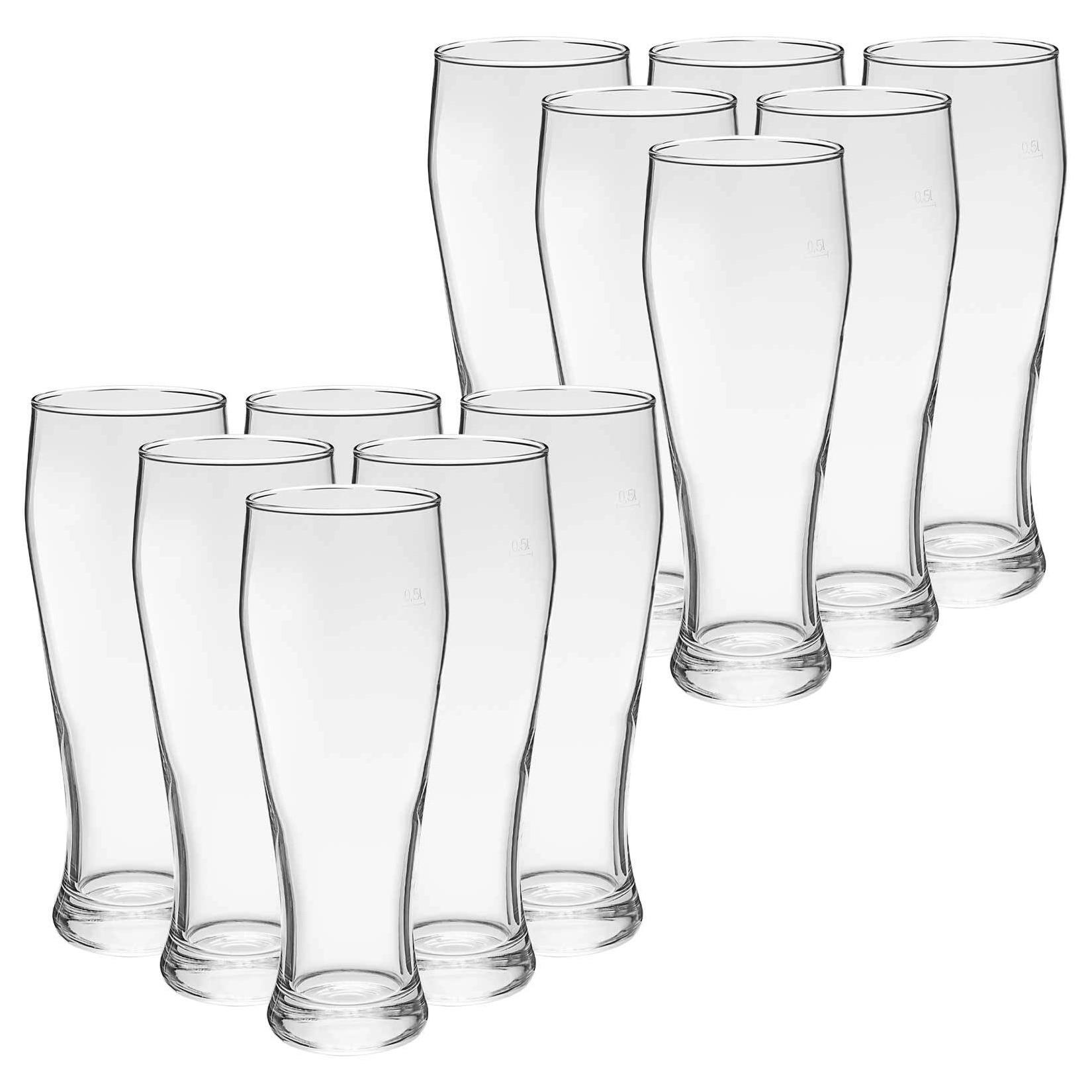 Van Well Weizenbiergläser (geeicht) Bavaria 0,5 l 12er Set