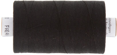 buttinette Baumwoll- und Quiltgarn, Stärke: 50, 1000m-Spule, schwarz