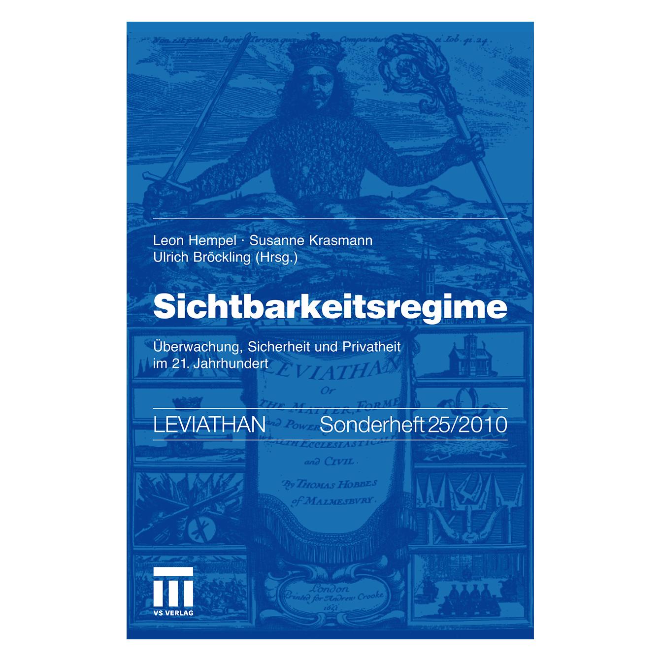 VS Sichtbarkeitsregime (Deutsch, Softcover, Leon Hempel, Susanne Krasmann, Ulrich Bröckling) (55350448)