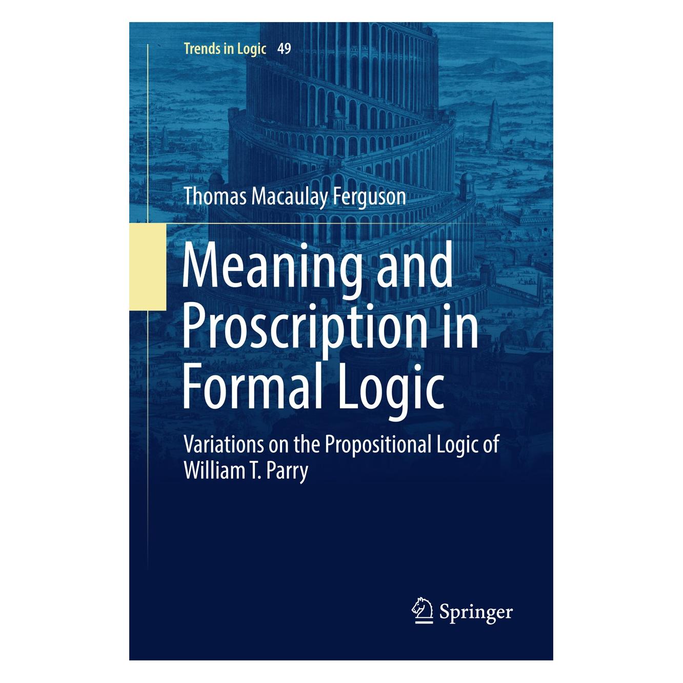 Springer Ferguson:Meaning and Proscription in Fo (Englisch, Hardcover, Thomas Macaulay Ferguson) (9783319708201)