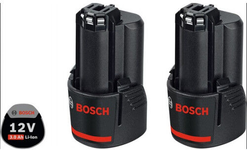 Bosch 2x GBA 12V 3.0Ah PROFESSIONAL Batterie 1600A00X7D