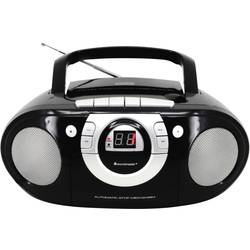 soundmaster SCD5100SW CD-Radio UKW AUX, CD, Kassette Schwarz