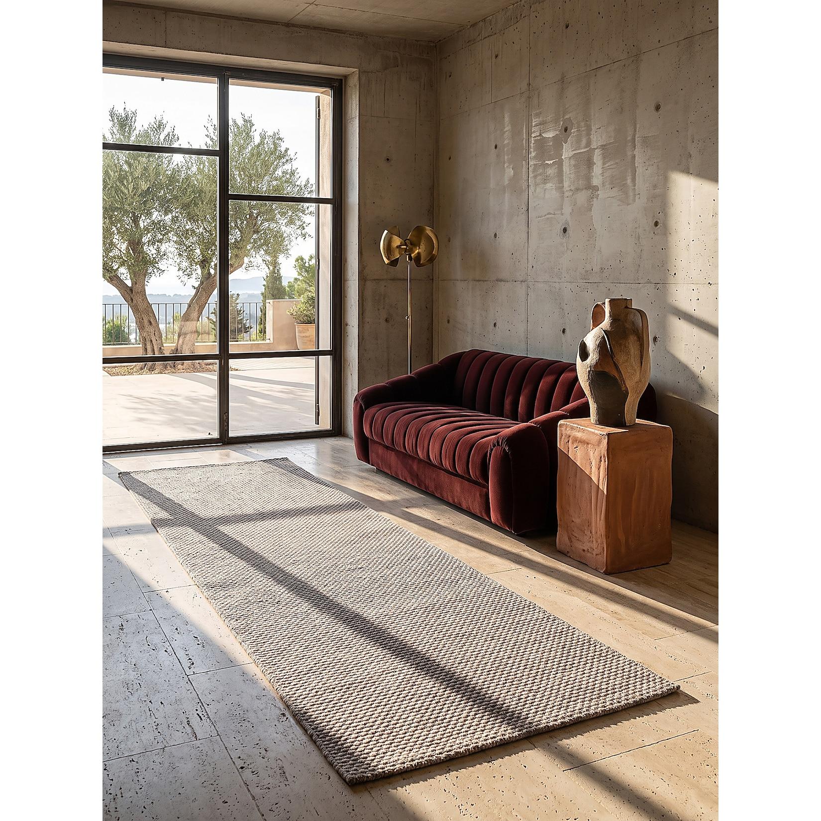 Läufer Pflegeleicht Taupe 80x150 cm - BROYE Kadima Design