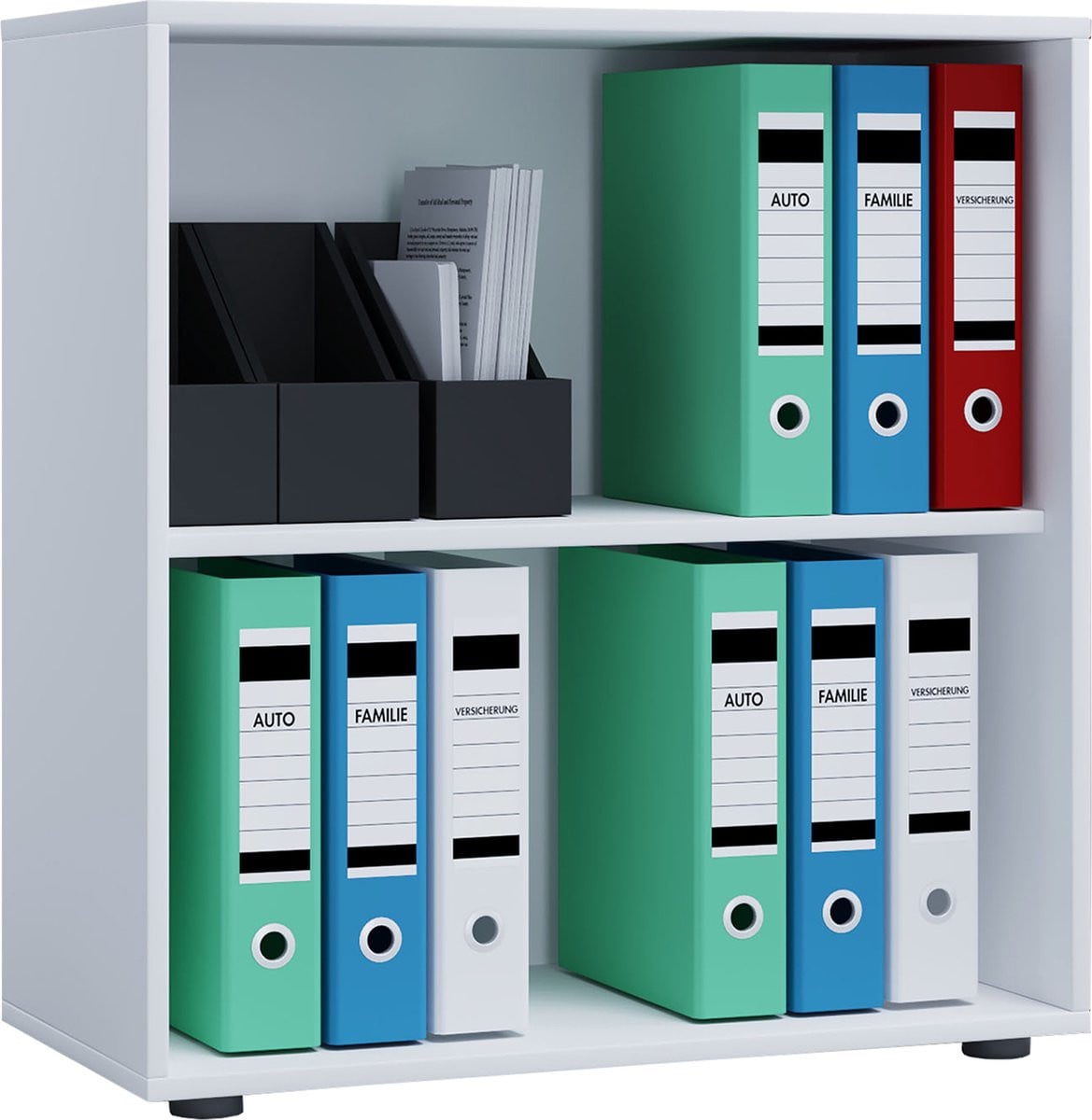 Vcm Lona Houten Boekenplank en Archiefkast voor Home Office