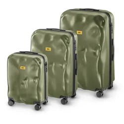 Crash Baggage Icon Kofferset Gr. L/M/S - Olive Koffer24