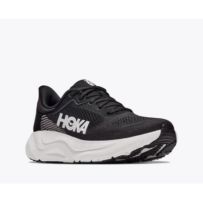 Laufschuh HOKA ONE ONE "Arahi 9", Herren, Gr. 42, schwarz-weiß (schwarz, weiß), Synthetik, Textil, Schuhe Laufschuh, atmungsaktives Obermaterial, hoher Dämpfungsgrad, mit Schnürung