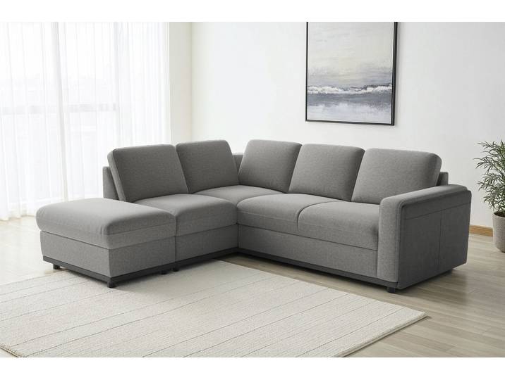 sit&more Cordoba L-Form, B: 232 cm, optional Schlaffunktion & Stauraum Couch mit XXL-Komfort, großzügige Sitzfläche