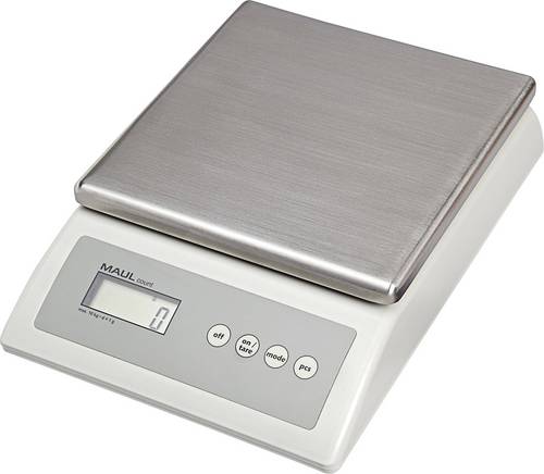 Maul Zählwaage MAULcount, 10 kg Zählwaage Wägebereich (max.) 10000 g Ablesbarkeit 1 g batteriebetrieben, netzbetrieben Grau