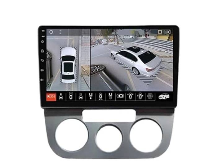Für Jetta 5 2005 2006–2010 GPSTacho Autoradio, Navigation, Video-Player, Stereo(4G-64G 360 DVR)