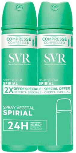 LABORATOIRES SVR Duo Spirial Roll-On Vegetal Deodorant