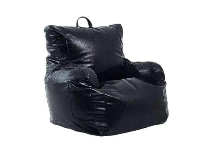 Xumh2024-3 Sitzsack Lazy Sofa, Sitzsack, Lounge-Stuhl, Einzelsofa, Akzentstuhl for die Wohnung(Schwarz)
