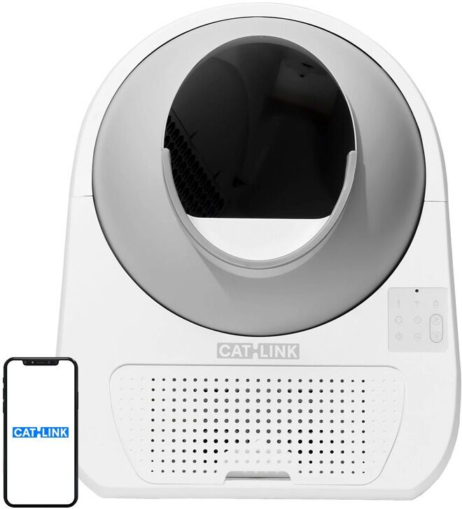 Caja de arena inteligente Scooper Pro Ultra con cámara IA para gatos - CATLINK