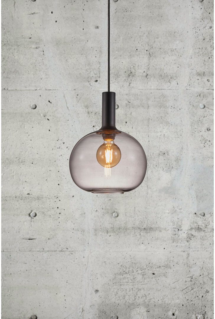 Nordlux 1 - Light Matte Black Single Pendant Matte Black 33cm H X 25cm W X 25cm D