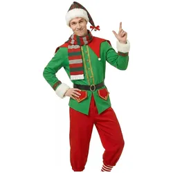 Thetru Festlicher Weihnachtself Kostüm (XL)