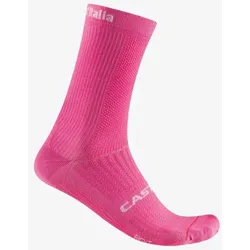 Castelli Giro Logo 18 Radsocken rosa Gr. 40-43