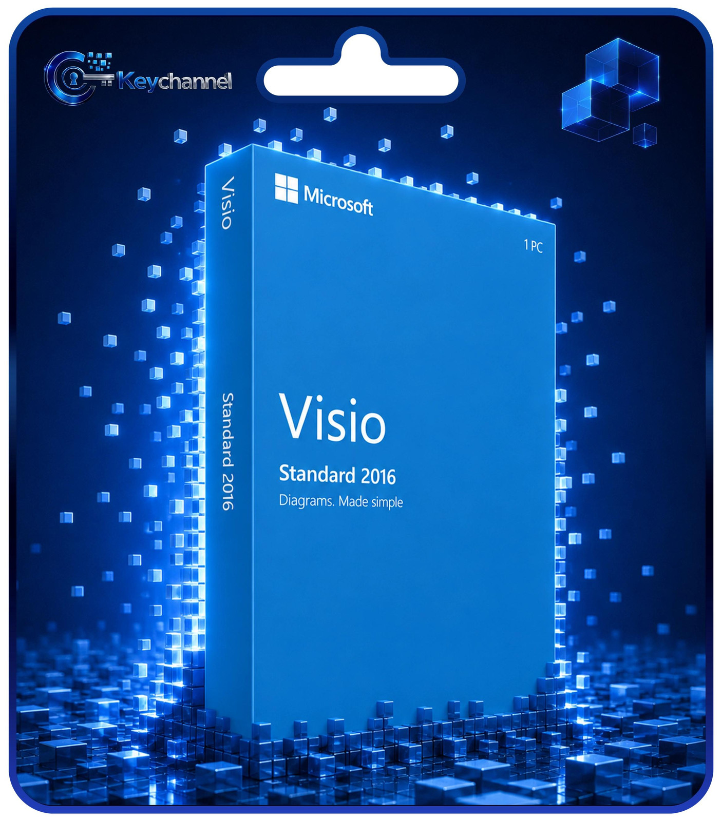 Microsoft Visio 2016 Standard volledige versie permanente licentie