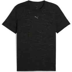 PUMA Herren Shirt M CLOUDSPUN EMBOSS TEE, Größe S in Schwarz Schwarz