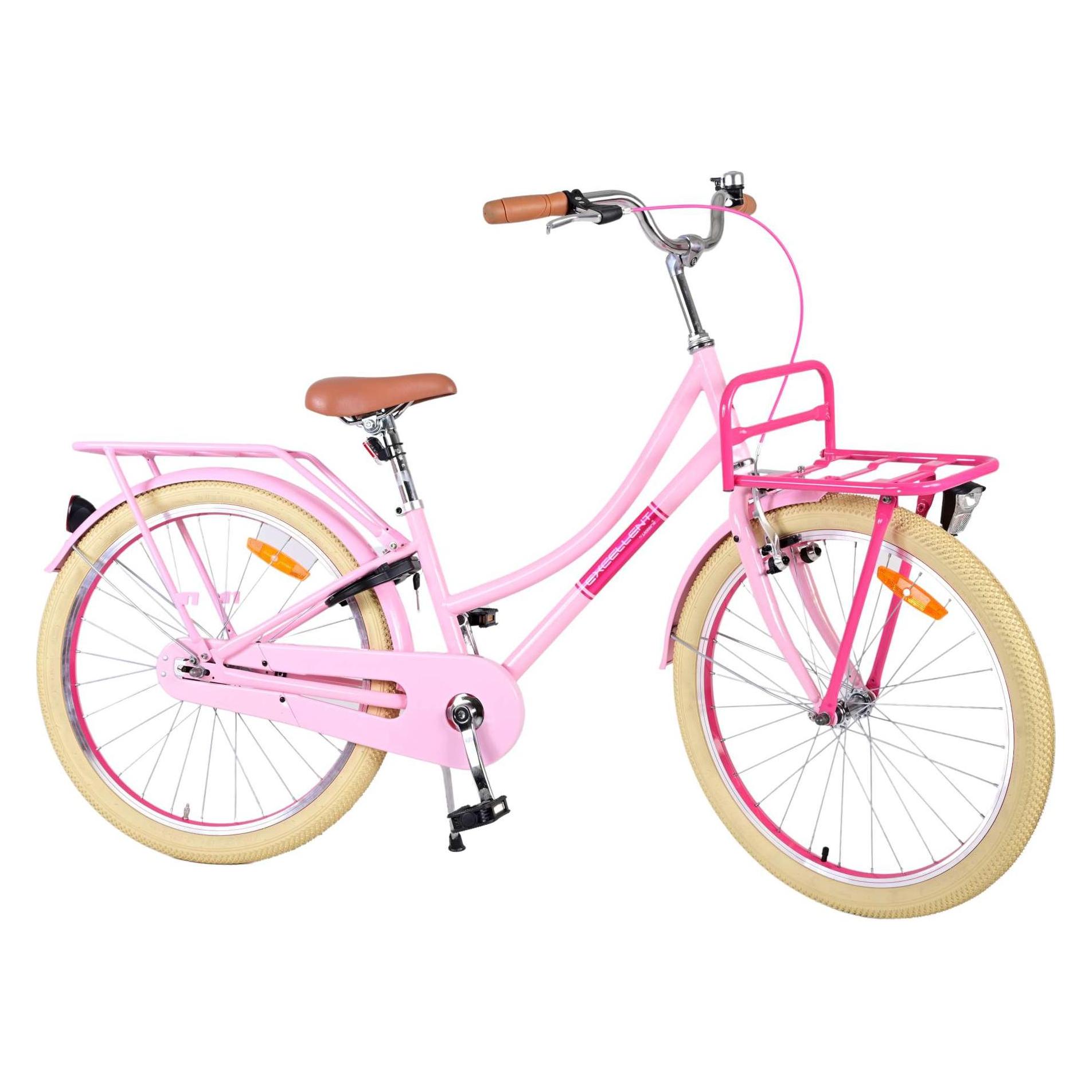 Volare Excellent Kinderfiets - Meisjes - 24 inch - Roze (24") (24134)