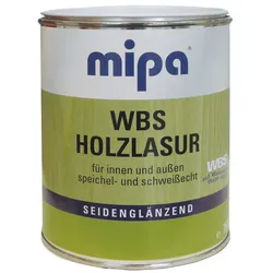 MIPA WBS Holzlasur seidenglanz, eiche hell 750ml