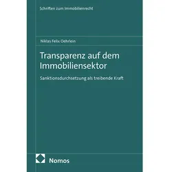 Transparenz auf dem Immobiliensektor, Fachbücher von Niklas Felix Oehrlein