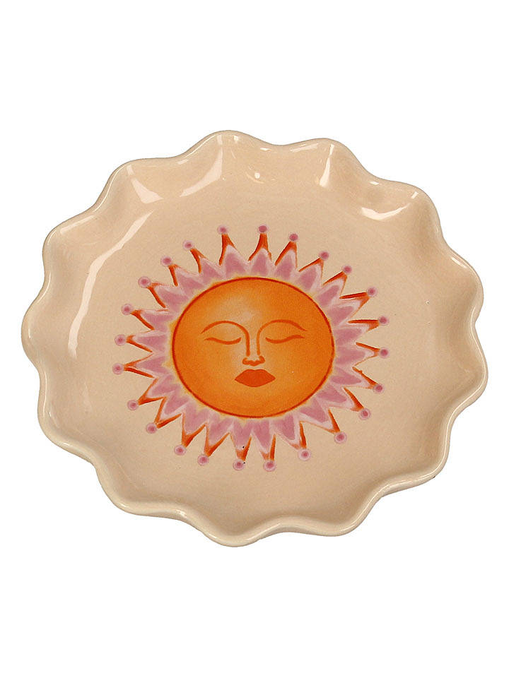 Kersten Dekoschale ''Sun'' in Beige/ Gelb - (H)2 x Ø 15,5 cm - onesize