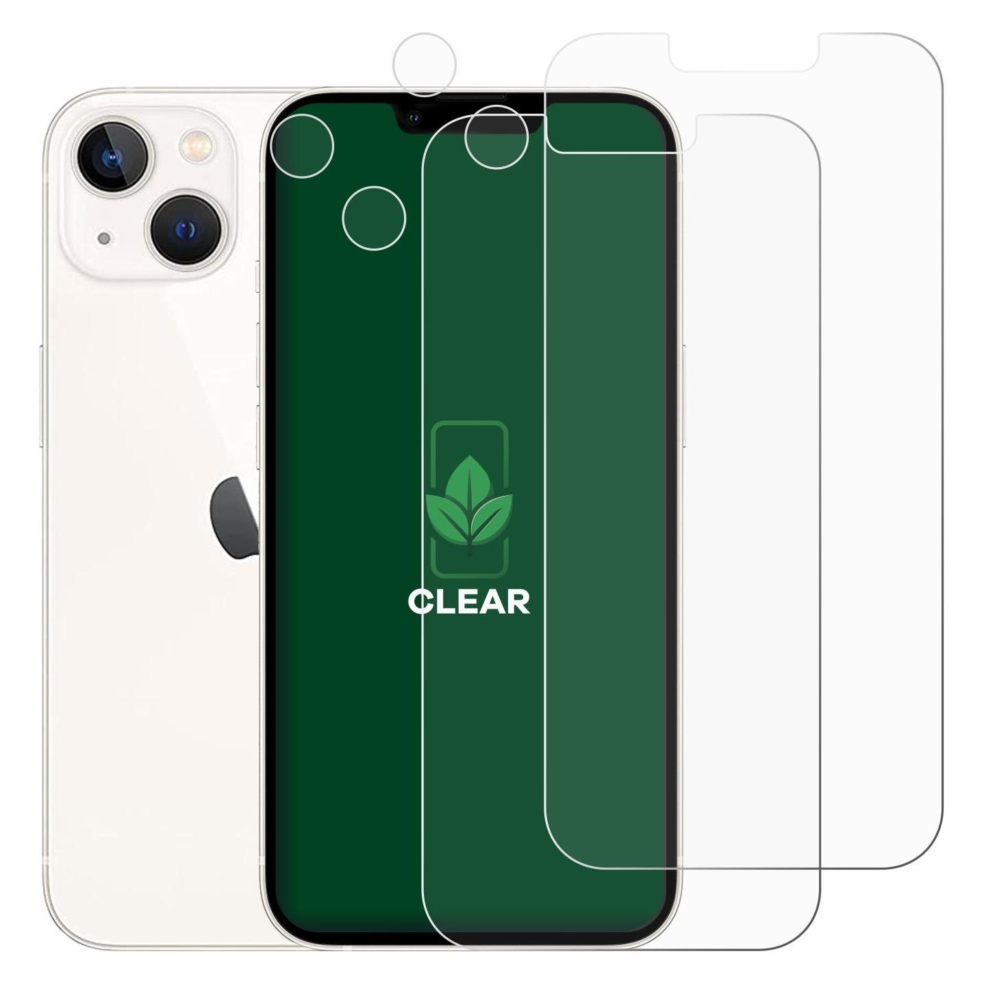 ScreenLeaf Schutzfolie für Apple iPhone 13 (Display+Kamera) Displayschutz Display Schutz Folie Klar (Apple iPhone 13) (6143070)