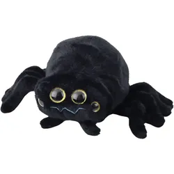 Plüsch Maskottchen Kuscheltier Insekt Spinne Schwarz 30cm