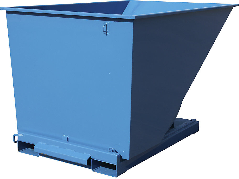 Kippbehälter, blau, Volumen 2000 l eurokraft basic