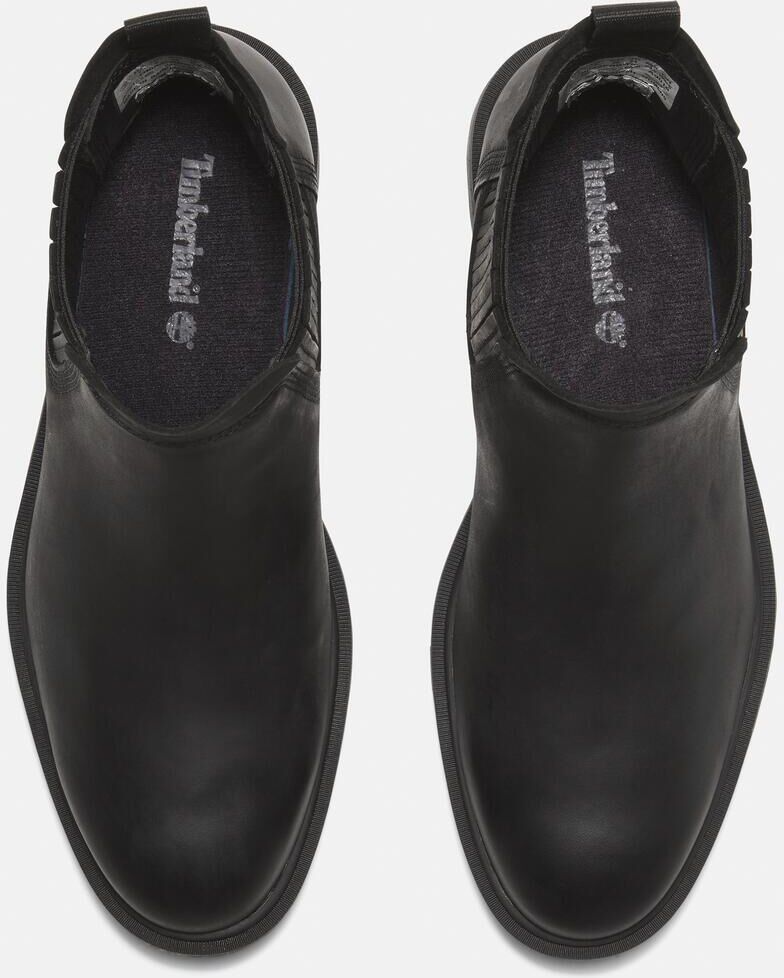 Chelseaboots TIMBERLAND "BRIMFIELDMID CHELSEA BOOT", Damen, Gr. 42, schwarz (blk full grain), Leder, Schuhe Chelseaboots, Stiefelette, Winterschuhe, Ankle Boots blk full grain 42