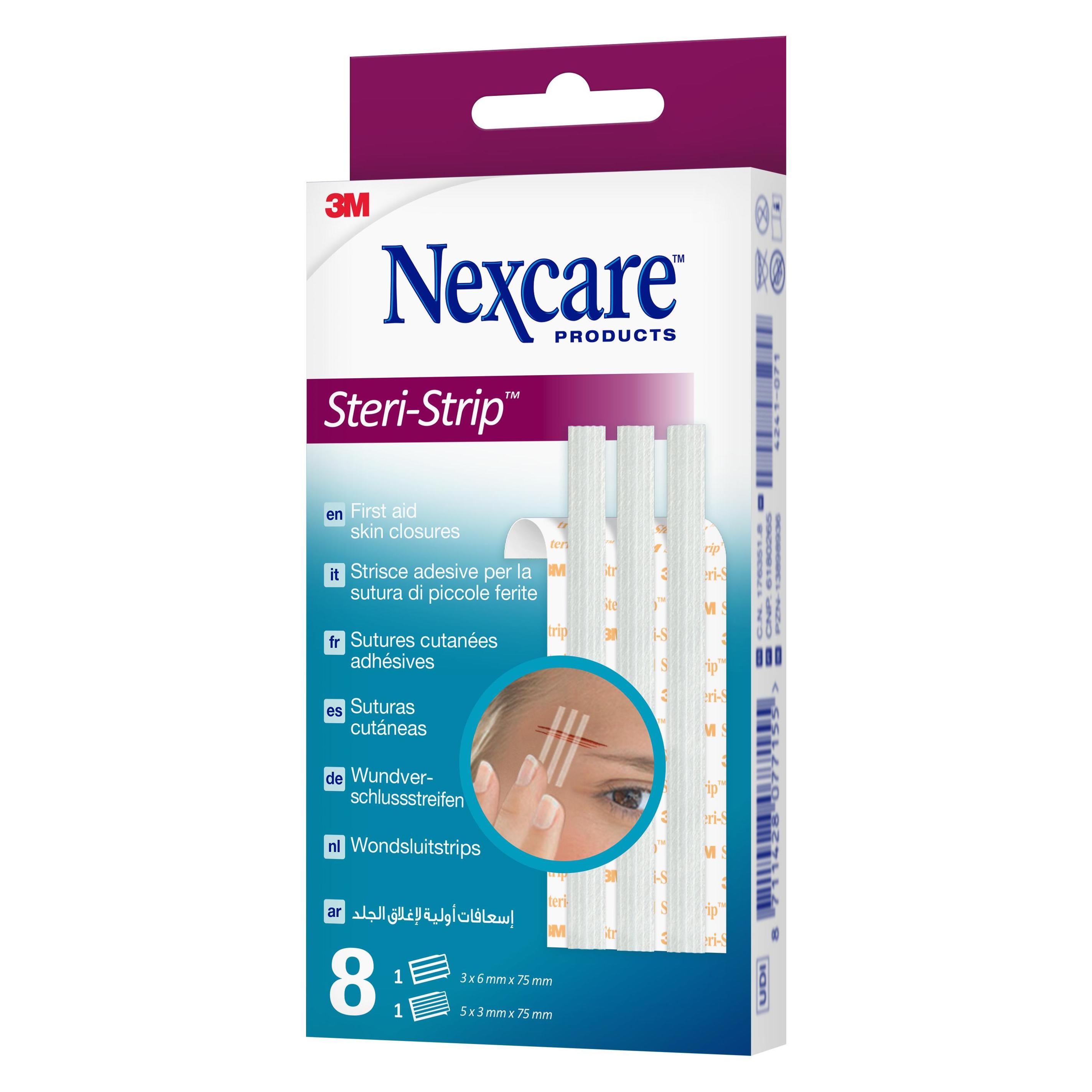 3M Nexcare Steri-Strips Wundverschlussstreifen (8x) (YP202700008)