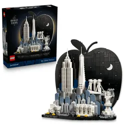 LEGO 21066 Architecture New York City – The Big Apple, Bauset, Zimmerdeko für Erwachsene