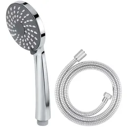 Avizar, Duschbrause, Multifunktions-Duschset mit Schlauch 1,5 m Edelstahl