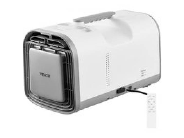 VEVOR Climatiseur Portable pour Camping 3000 BTU 530 W, Climatiseur Mobile pour Tente, Camping-Car, Compatible DC 24 V / AC, avec Télécommande Panneau Tactile, Refroidissement Seul, Minuterie 24 h