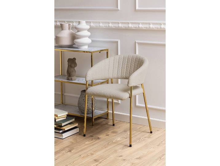 Armlehnenstuhl Shaye 2er-Set 55 x 78 x 54cm Beige