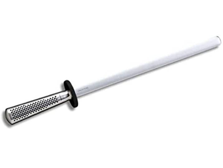Global Messer G-39 Diamant-Wetzstahl mit 30 cm Stahl, CROMOVA 18 Edelstahl