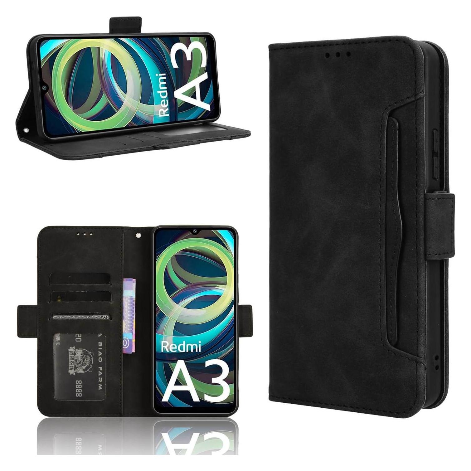 Cover-Discount Xiaomi Redmi A3 - Etui viele Kartenfächer (Xiaomi Redmi A3) (52440598)