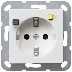 Gira FI-Schutz-Steckdose rws/glänzend 267703