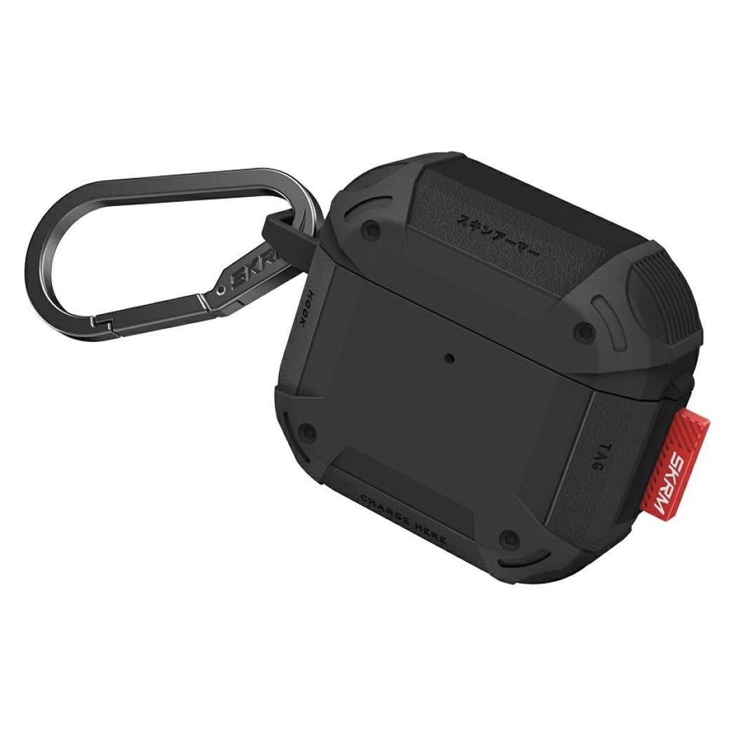 Skinarma Case Mecha CE for AirPods 4 black (Kopfhörer Hülle) (SK-AP4MECCE-BLK)